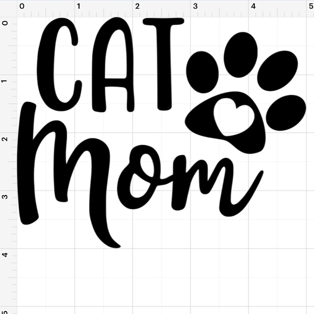 Handmade Cat or Dog Mom Vinyl Car Decal 4” x 5” Gift